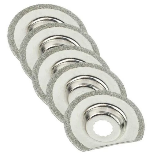 Versa Tool 63mm Semi Round Electroplated Diamond Grout Blade, 8mm Offset Mount, PK 5 1 63mm Semi Round Electroplated Diamond Grout Blade, 8mm Offset Mount, PK 5
