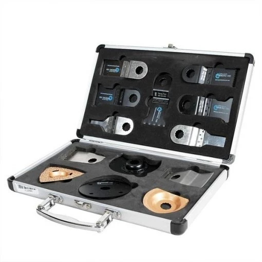 Versa Tool 13 Piece Master Accessory Collection With Custom Aluminum Case For Use On Rockwell Sonicrafter 1 13 Piece Master Accessory Collection With Custom Aluminum Case For Use On Rockwell Sonicrafter