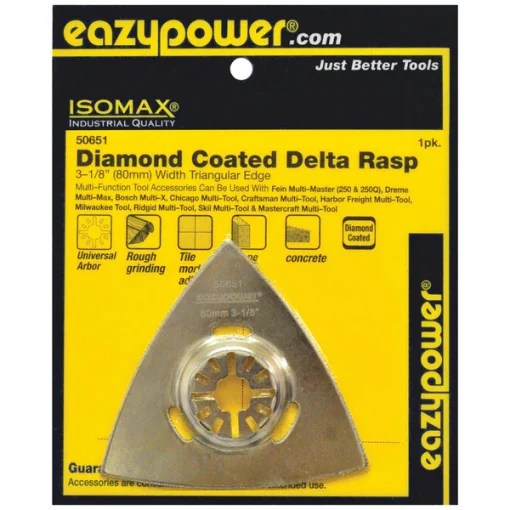 Oscill 80Mm 3-1/8" Diamond Coated Delta Rasp, 1 pc