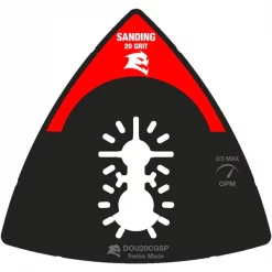 Diablo 3-1/2" 20-Grit Universal Fit Carbide Grit Oscillating Sanding Plate