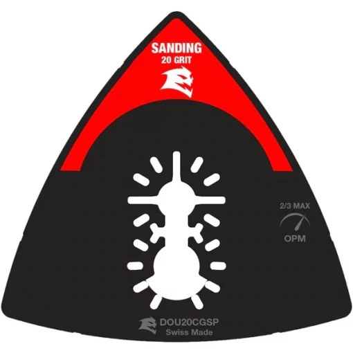 3-1/2" 20-Grit Universal Fit Carbide Grit Oscillating Sanding Plate