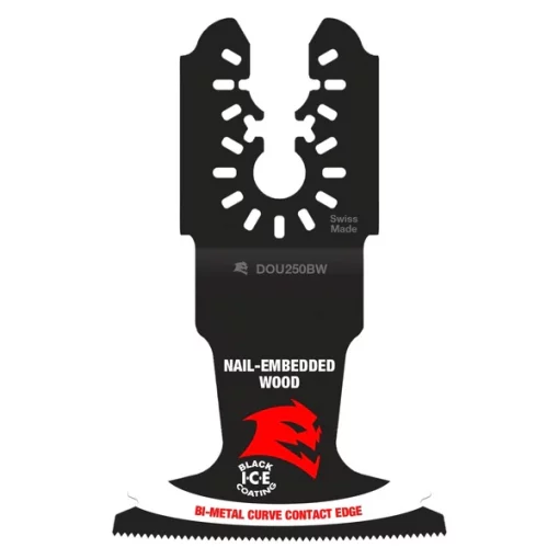 2-1/2" Universal Fit Bi-Metal Oscillating Blade for Nail-Embedded Wood