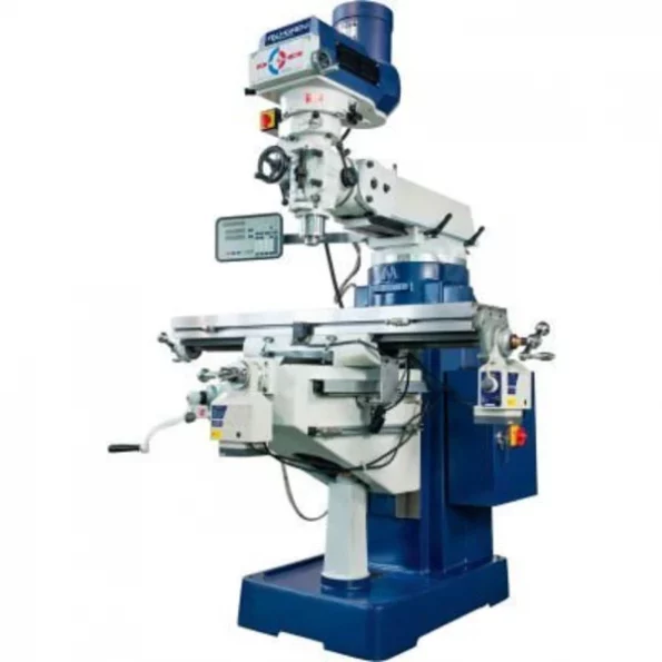 Palmgren 9" X 49" Vertical Turret Mill w/DRO And Power Feeds, 3HP, 230/460V, 3PH