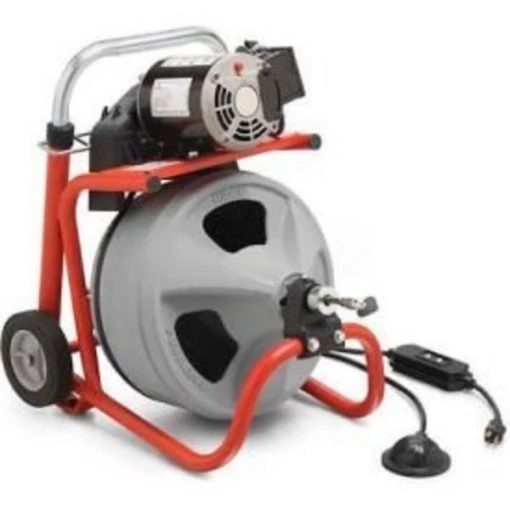 RIDGID® K-400 Drum Machine W/Standard Equipment, 115V, 50"L x 3/8"W Cable