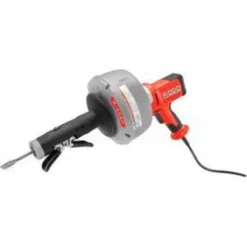 Ridge Tool Company RIDGID® K-45AF Autofeed Drain Cleaner W/Bulb Auger, Autofeed, 25'L x 5/16"W Cable