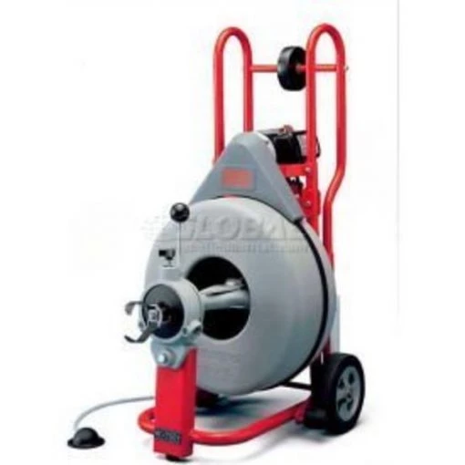 RIDGID® K-750 Drum Machine W/Pigtail, Autofeed & Gloves, 3/4", 115V, 60HZ, 1/2HP, 200RPM