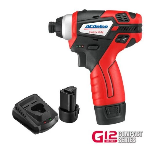 G12 12V 1/4'' Cordless Impact Driver, 2-Batery, ARI12105