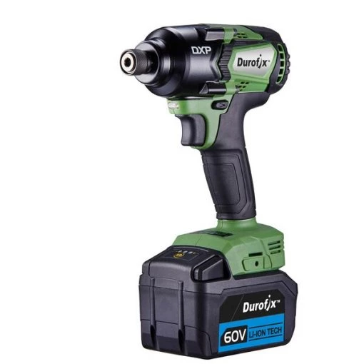 DXP 60V BLDC 1/4" Impact Driver 3-Stage 200 ft-lbs, Kit