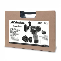 G12 12V Cordless 3" Polisher, 2-Battery Kit w/Accessories