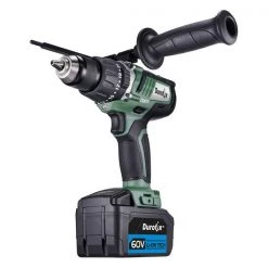 DXP 60V BLDC 2-speed Jumbo Hammer Drill, 1,062 In-lbs, Kit
