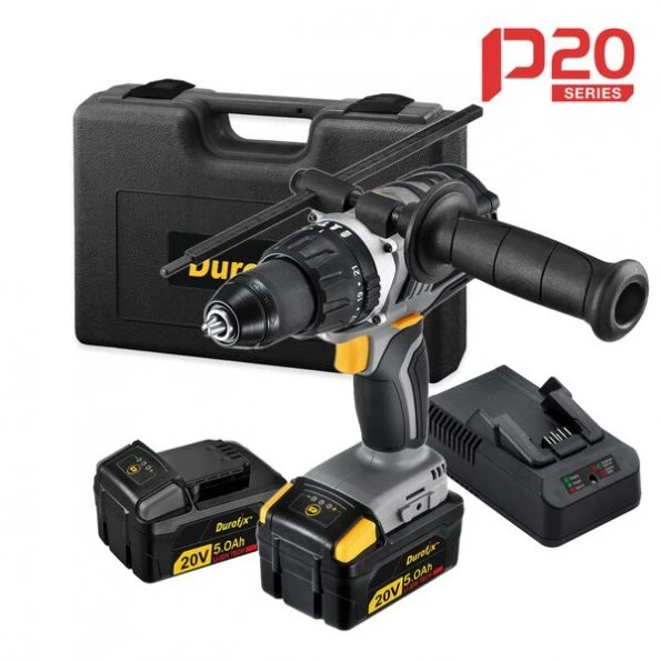 P20 BRUSHLESS Jumbo Hammer Drill, 900 in-lbs, 5Ah x2, RK20118