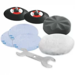 G12 12V Cordless 3" 2-Speed Polisher, 2-Battery w/Accessories