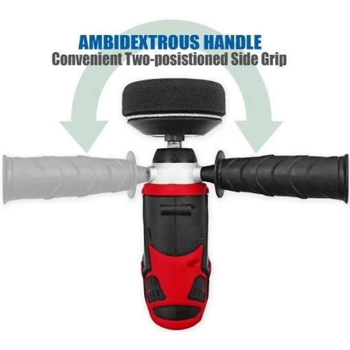 G12 12V Cordless 3" 2-Speed Polisher, 2-Battery w/Accessories