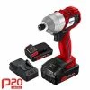 Acdelco Tools P20 series 20V BRUSHLESS 1/4" Impact Driver w/ ETC