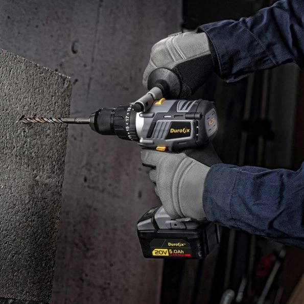 P20 BRUSHLESS Jumbo Hammer Drill, 900 in-lbs, 5Ah x2, RK20118