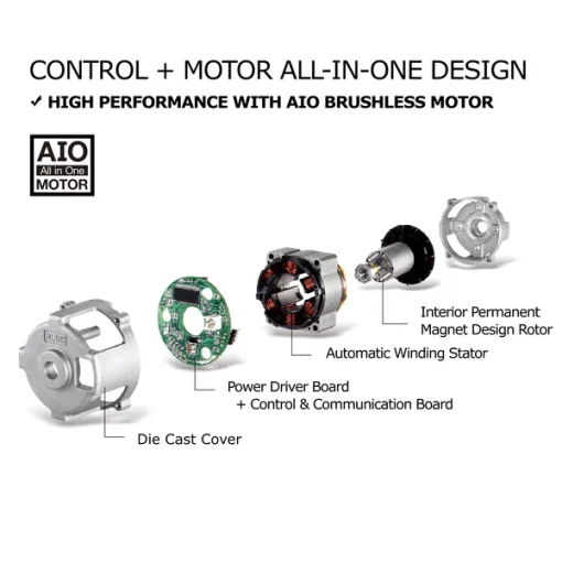 DXP 60V 1/2" BLDC Impact Wrench, 3-Stage, 517 ft-lbs, Kit