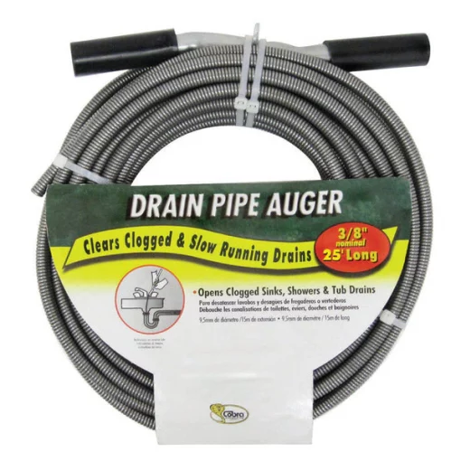 Cobra AUGER DRAIN 3/8""X25' 1 AUGER DRAIN 3/8""X25'
