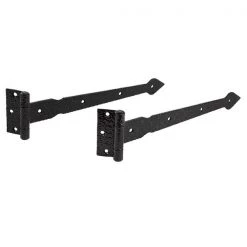 National Hardware SPEAR T-HING 14"" BLK 2PK