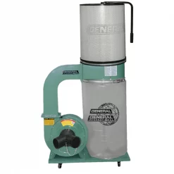 General International Dust Collector 2HP 18 Amp Industrial with 2 Micron Canister 120V