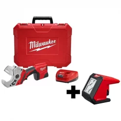Milwaukee M12™ Plastic Pipe Shear Kit with M12™ ROVER™ Mounting Flood Light