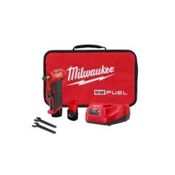 Milwaukee M12 FUEL™ Cordless 1/4" Right Angle Die Grinder Kit