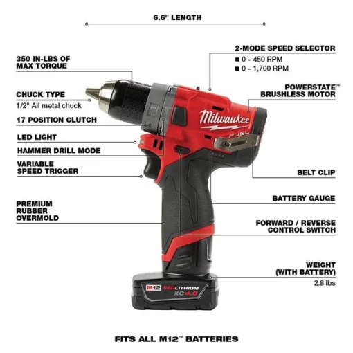 Cordless Combination Kit, 2 Tools, 12V DC