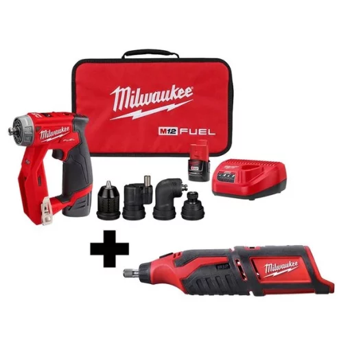 Cordless Drill/Driver Kit, w/Rotary Tool