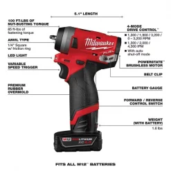 Milwaukee M12 FUEL™ 1/4" Stubby Impct Wrnch Kit w M12™ ROVER™ Mntng Flood Light 3 M12 FUEL™ 1/4" Stubby Impct Wrnch Kit w M12™ ROVER™ Mntng Flood Light