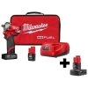 Milwaukee M12 FUEL™ 1/2” Stubby Impct Wrnch Pin Kit w M12™ REDLITHIUM™ XC6.0 Bat