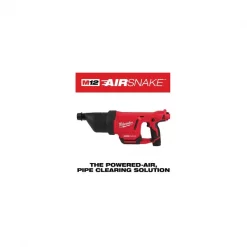 M12 AIRSNAKE Drain Cleaning Air Gun Kit
