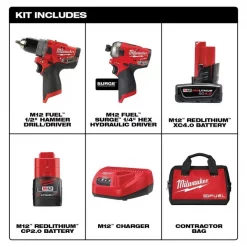 Cordless Combination Kit, 12V, 3 Tools