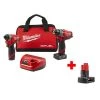 Milwaukee Cordless Combination Kit, w/Battery