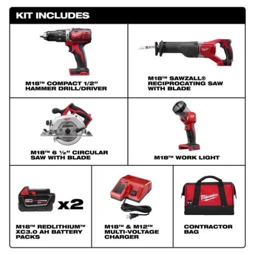 Cordless Combo Kit, w/Circ Saw and Batter