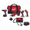 Milwaukee Cordless Combo Kit, w/Battery and Vacuum