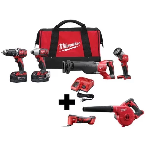 Cordless Combo Kit, Multi-Tool, Blower