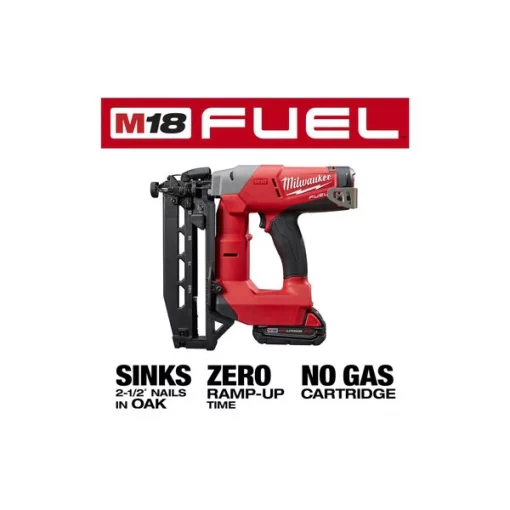M18 FUEL 16ga Straight Finish Nailer Kit
