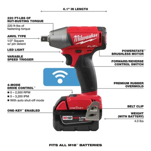 Cordless Combination Kit, 18.0V