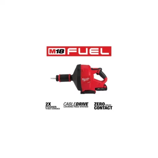 M18 FUEL Drain Snake w/ CABLE DRIVE w/5/16” Cable