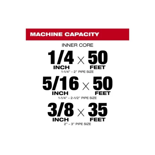 M18 FUEL Drain Snake w/ CABLE DRIVE w/5/16” Cable