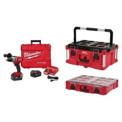Milwaukee M18 Fuel™ 1/2” Drill Driver Kit w/ Packout™ Toolbox & Organizer