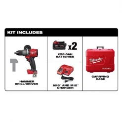 M18 FUEL 1/2" Hammer Drill Kit