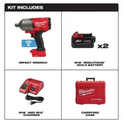 Impact Wrench, Cordless, Compact, 18VDC