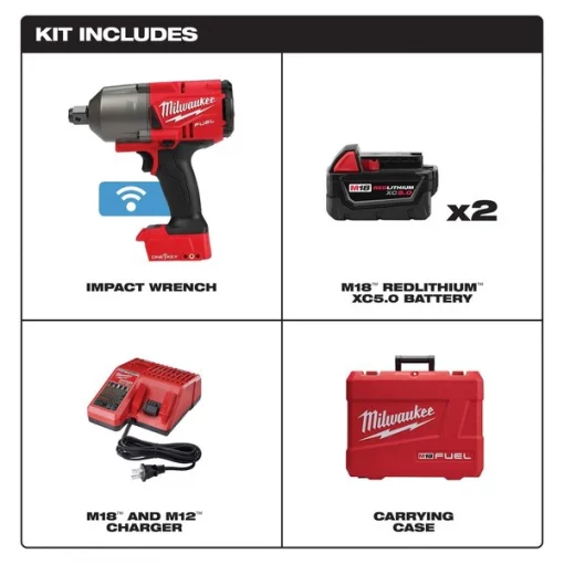 M18™ 18.0 3/4" Cordless Impact Wrench Kit