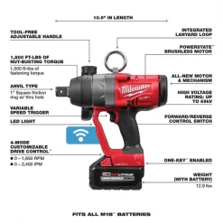 M18 FUEL™ Cordless 1" High Torque Impact Wrench w/ ONE-KEY™ Kit