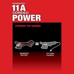Milwaukee M18 FUEL™ Cordless 4-1/2" / 5" Grinder Slide Switch, Lock-On Kit 8 M18 FUEL™ Cordless 4-1/2" / 5" Grinder Slide Switch, Lock-On Kit