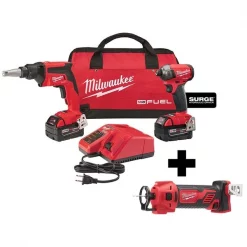 Milwaukee Cordless Combo Kit with Cut Out Tool