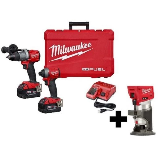 Cordless Combo Kit, w/Compact Router