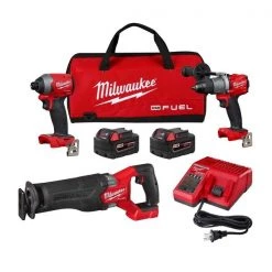 Milwaukee M18 FUEL™ Cordless 3 Tool Combo Kit
