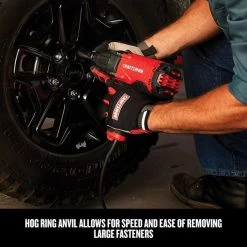 Variable Speed Corded Impact Wrench, 7.5