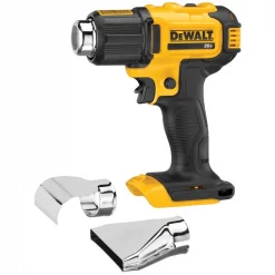 Dewalt Heat Gun, Battery Powered, 20V DC, Dual Temp. Setting, Pistol Handle